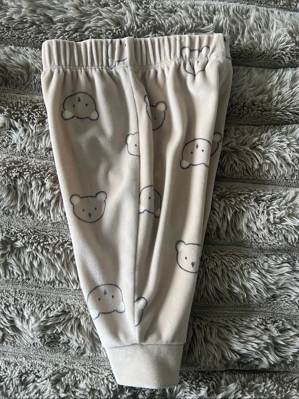 Carter's Cream Bear Print Sweatshirt & Joggers Set